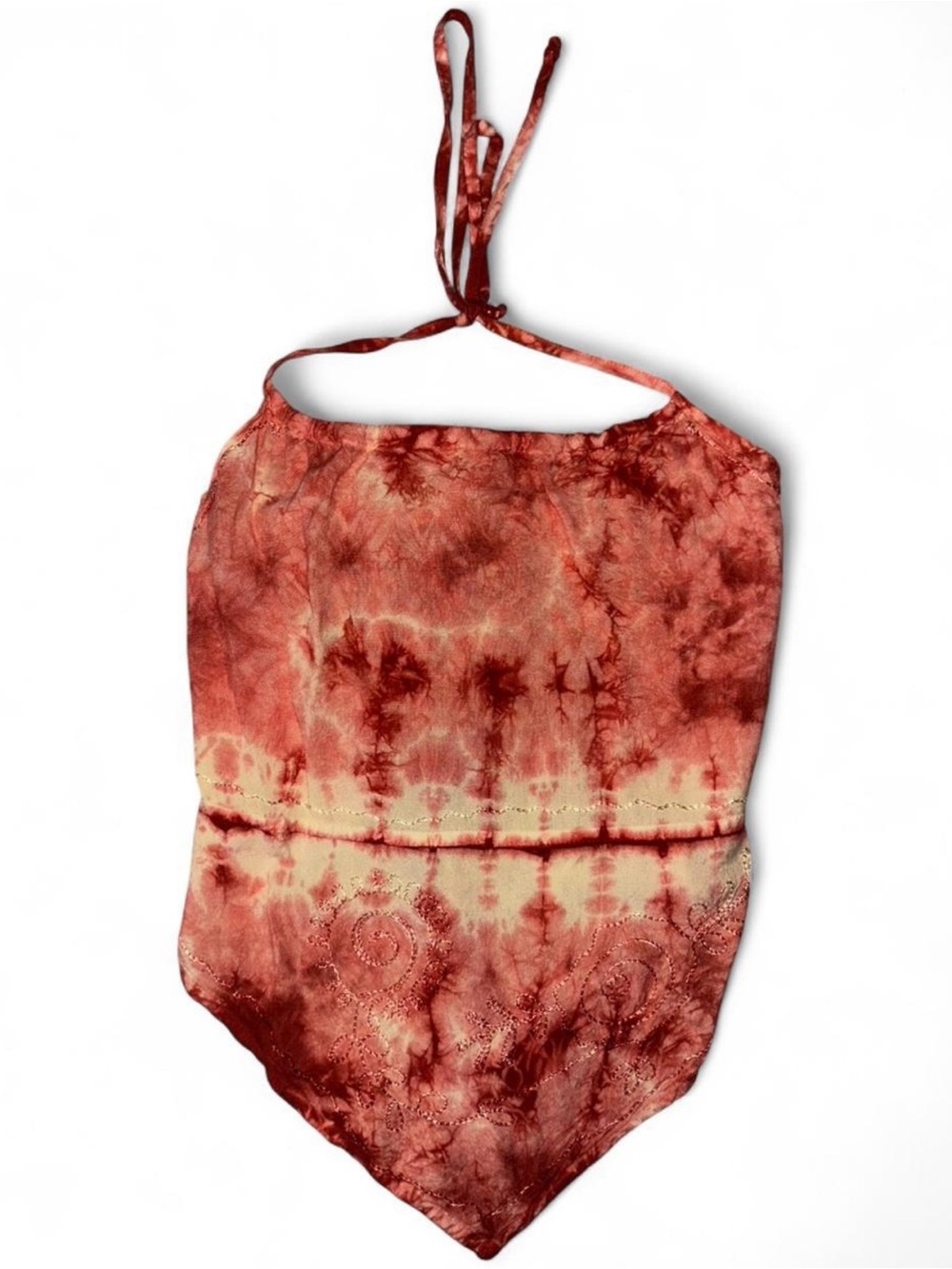 Tie dye fairy halter top